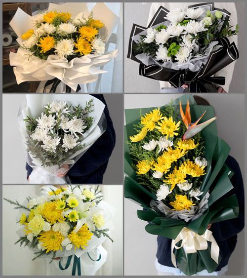 江西宜春上高县镇渡乡白事花束代送